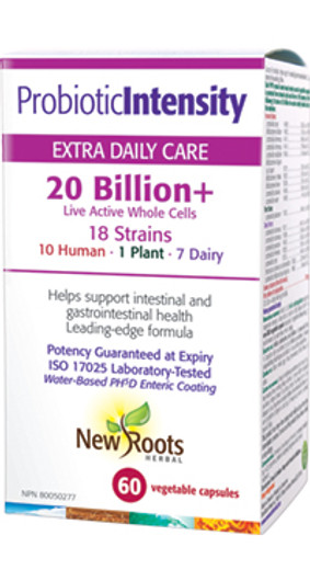 New Roots Probiotic Intensity 20 Billion 60 Veg Capsules