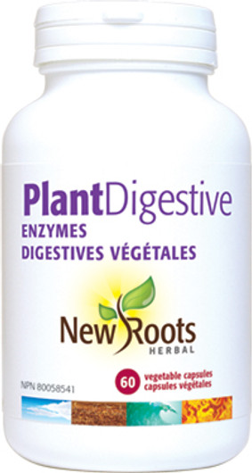 New Roots Plant Digestive Enzymes 375 mg 60 Veg Capsules