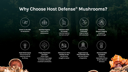 Host Defense benefits and purity