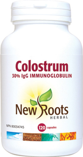 New Roots Colostrum 570 mg 120 Veg Capsules