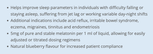CytoMatrix melatonin liquid Benefits
