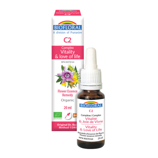 Biofloral C2 Vitality & love of Life Organic Flower Essence Complex 20 ml