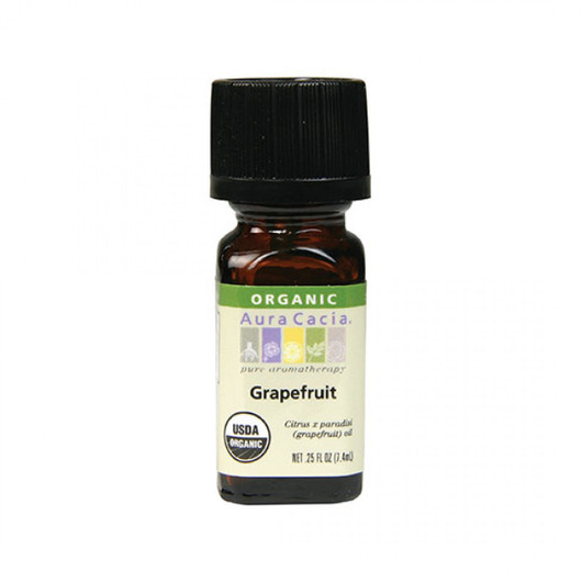 Aura Cacia Organic Grapefruit Essential Oil 7.4 ml