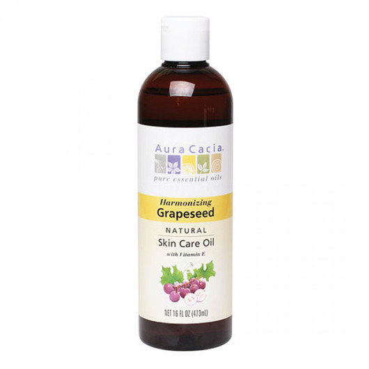 Aura Cacia Grapeseed Pure Skin Care Oil 473ml 