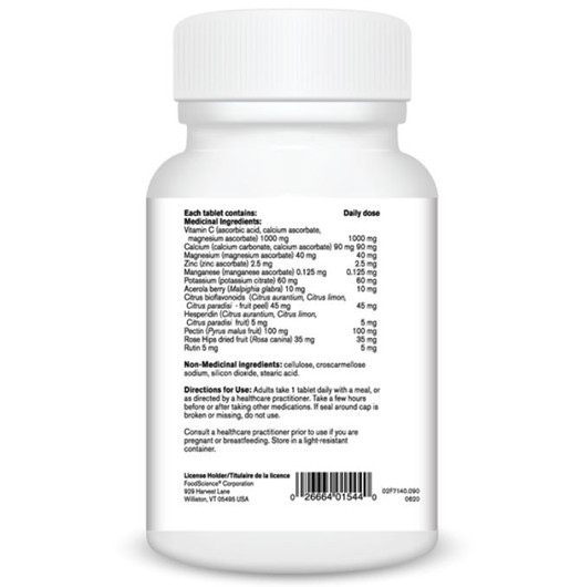 DaVinci Laboratories DaVinci Poten-C 90 Tablets Ingredients