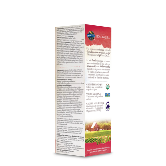 Garden of Life Organic Vitamin C Spray benefits