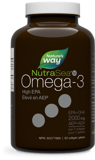 NutraSea HP Omega-3 Extra Strength EPA 60 Softgels