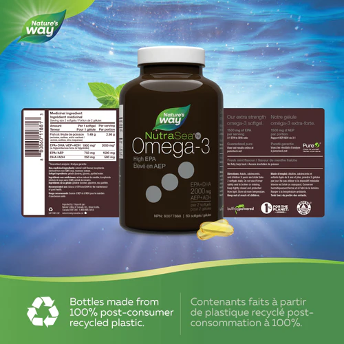 NutraSea HP Omega-3 Extra Strength EPA Ingredients