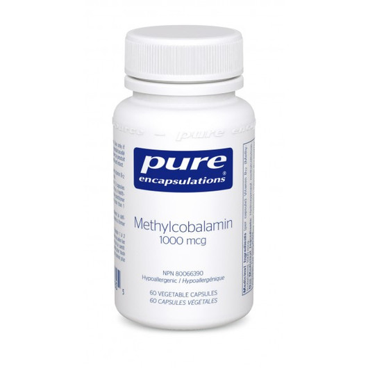 Pure Encapsulations Methylcobalamin 1000 mcg 60 Veg Capsules