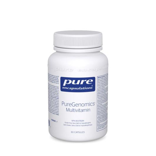 Pure Encapsulations Puregenomics Multivitamin 60 Veg Capsules