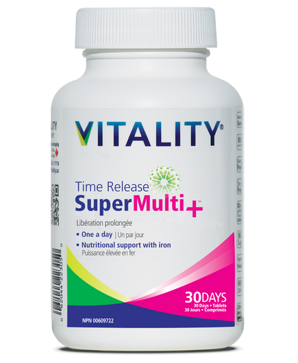 Vitality Time Release Super Multi+ 30 Tablets