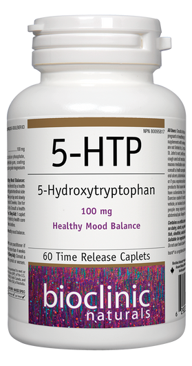 Bioclinic Naturals 5-HTP 100 mg 60 Time Release Caplets