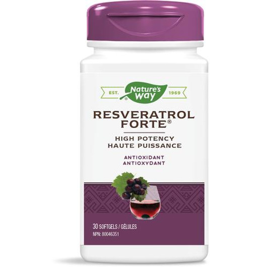 Nature's Way Resveratrol Forte 30 Softgels