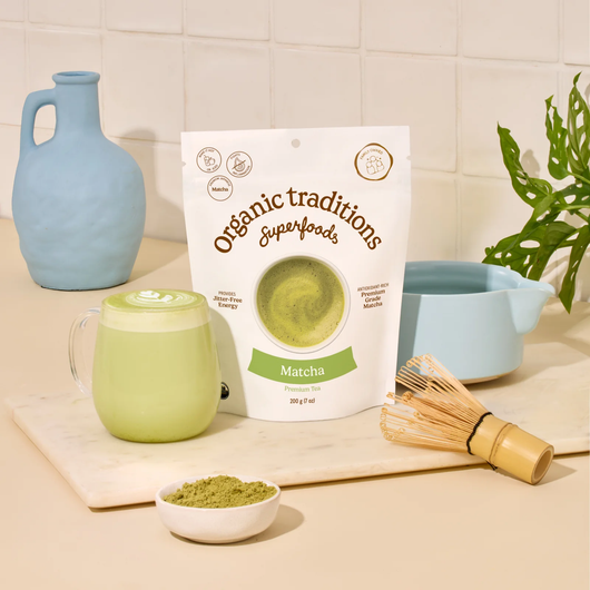 Organic Traditions Premium Matcha Tea drink mix
