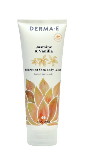 Derma e Jasmine & Vanilla Hydrating Shea Body Lotion 227g (8 Oz)