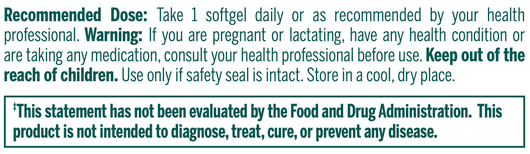 Super EFA Forte Capsules D Suggested Use