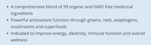Cyto Matrix Greens Matrix Benefits