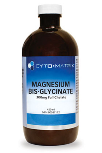 Cyto Matrix Magnesium Bis-Glycinate 300mg Liquid 450 ml