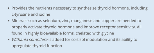 Cyto Matrix Thyroid Matrix benefits