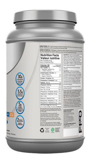 Garden of Life Sport Organic Plant Based Protein Vanilla -Ingredients