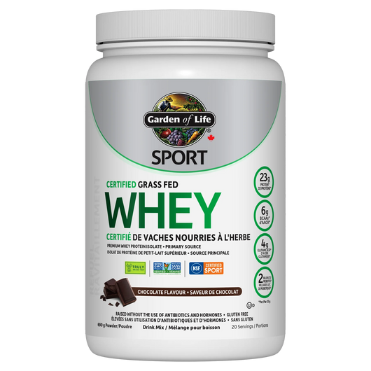 Garden of Life Sport Certified Grass Fed Whey Protein Chocolate