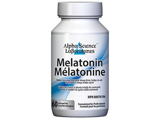 Alpha Science Melatonin 60 Sublingual Tablets