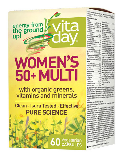 VitaDay Women's 50+ Multi 60 Veg Capsules