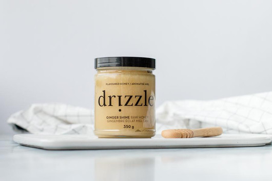 Drizzle Ginger Shine Raw Honey 350g 2