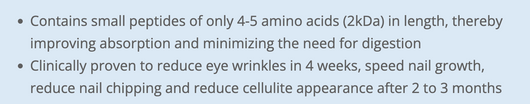 Cyto Matrix Dermal Collagen Liquid Benefits