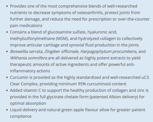 Cyto Matrix Joint Matrix Liquid Benefits