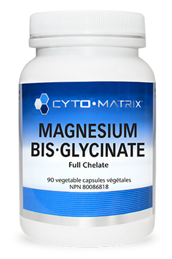 Cyto Matrix Magnesium Bis-glycinate Full Chelate 80mg 90 Veg Capsules