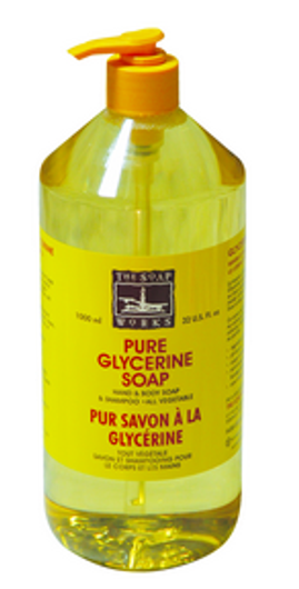 Soap Works Pure Vegetable Liquid Glycerine Soap 1 L