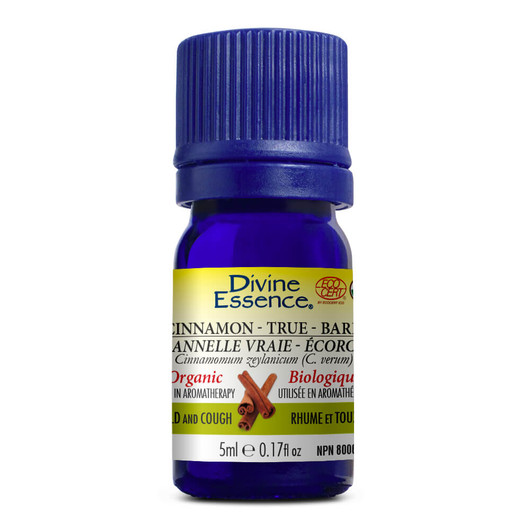Divine Essence Cinnamon True Bark Essential Oil Organic 5ml (22052)