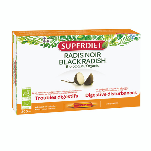 Superdiet Black Radish 20 Ampoules