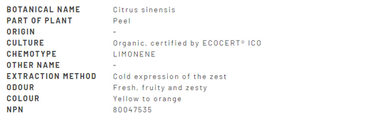 Divine Essence Orange-Sweet Essential Oil Organic 30ml Description