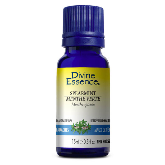 Divine Essence Spearmint Essential Oil Organic 15ml