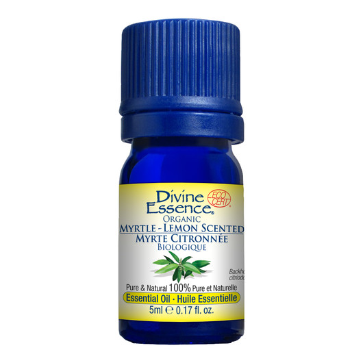 Divine Essence Myrtle- Lemon Scented Essential Oil Organic 5ml (22078)