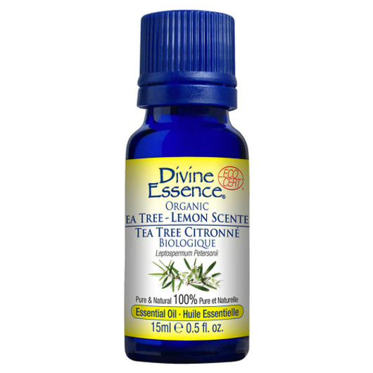 Divine Essence Tea Tree Lemon-Scented Essential Oil Organic 15ml
