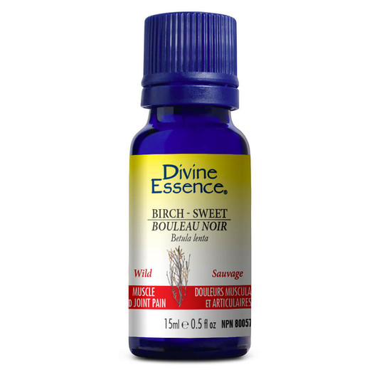 Divine Essence Birch-Sweet Essential Oil Organic 15ml 