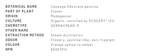 Divine Essence Ylang Ylang Extra Premium Essential Oil Organic 5ml Description