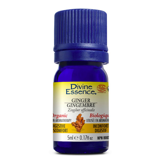 Divine Essence Ginger Essential Oil Organic 5ml