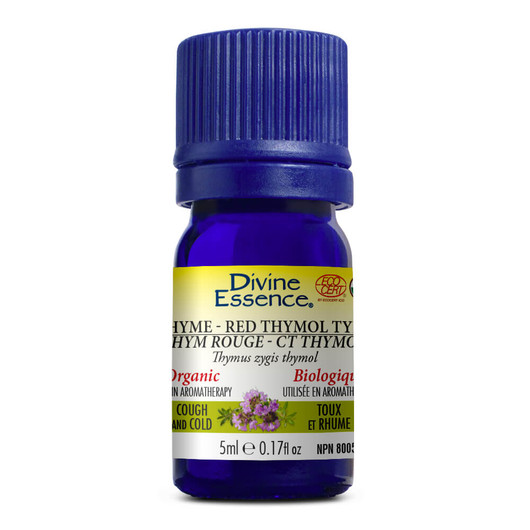 Divine Essence Thyme Red-Thymol Essential Oil Organic 5ml