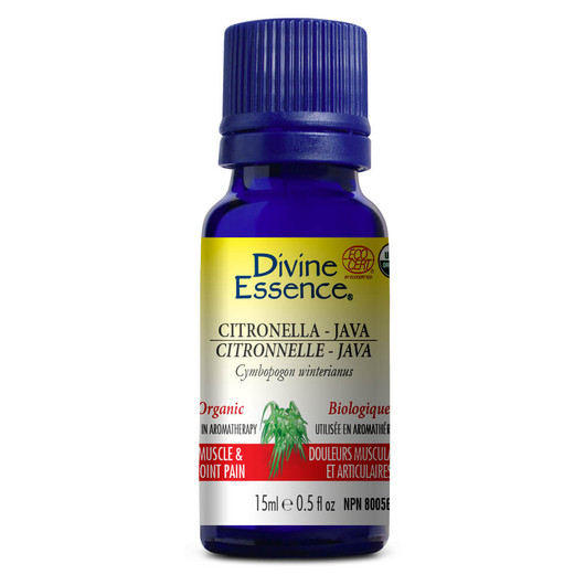 Divine Essence Citronella-Java Essential Oil Organic 15ml