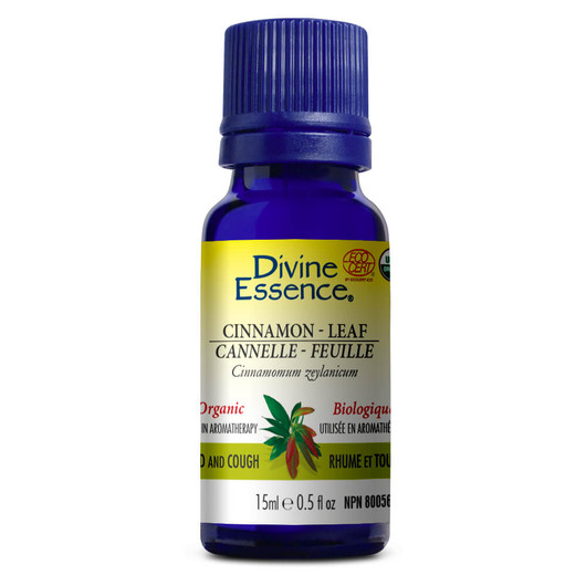 Divine Essence Cinnamon Leaf Essential Oil Organic 15ml