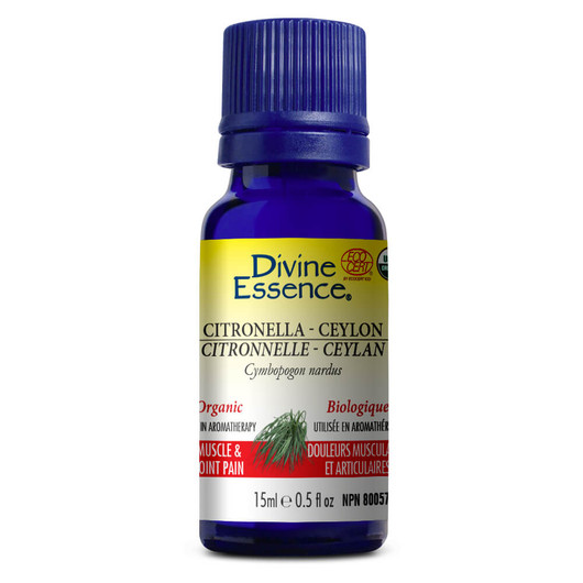 Divine Essence Citronella-Ceylon Essential Oil Organic 15ml