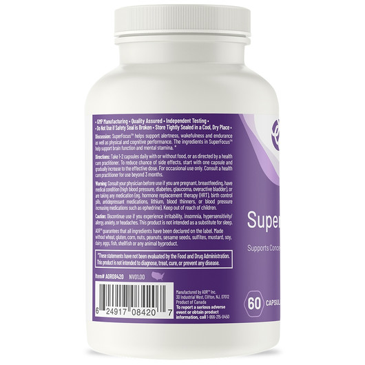 Aor SuperFocus 60 Capsules Dose