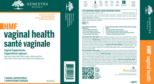 Genestra HMF Vaginal Health 7 Suppositories-Ingredients