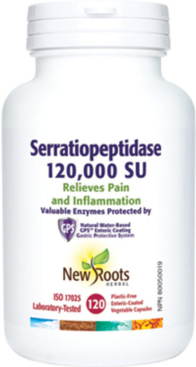 New Roots Serratiopeptidase 120,000 SU 120 Capsules