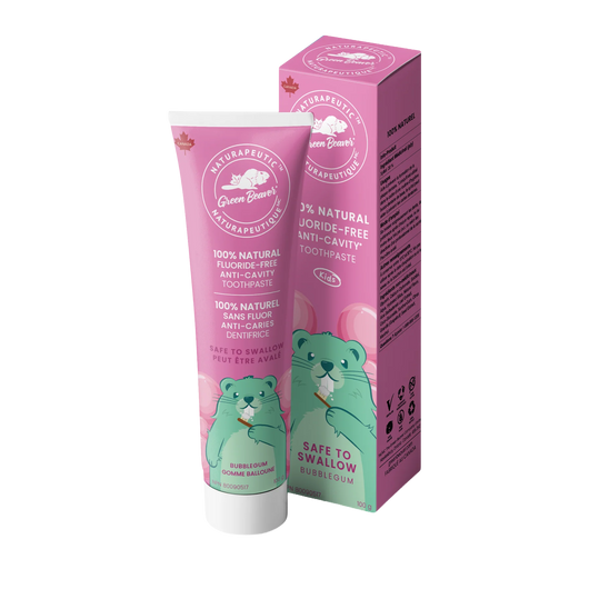 Green Beaver Anti-Cavity Fluoride-Free Kids Bubblegum Toothpaste