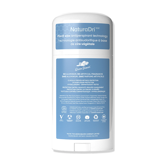 Green Beaver Antiperspirant Stick Fresh Verve Ingredients